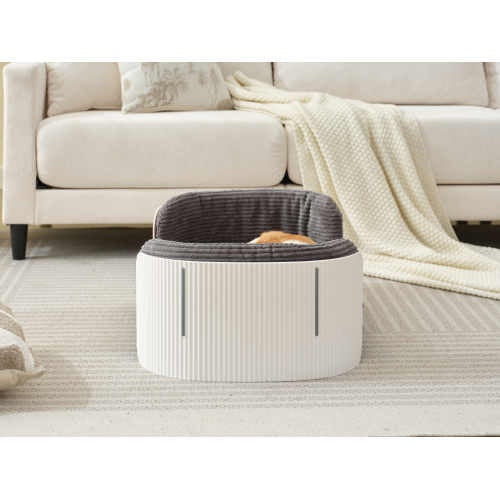 Scandinavian Style Sofa Bed, with Removable Mattress Cover for Cats & Dogs