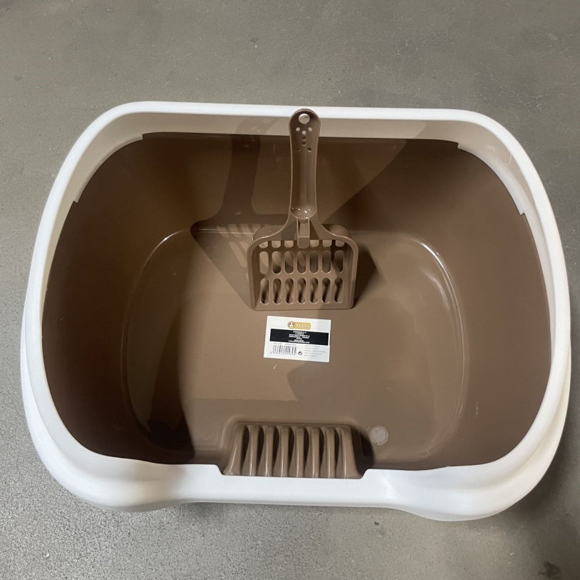 Ocean Blue Semi-enclosed Vertical Cat Litter Box