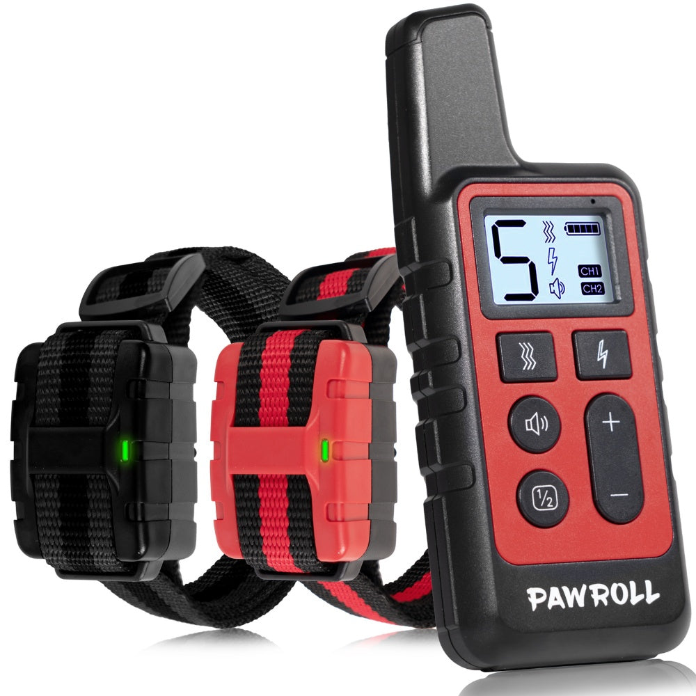 2 Dog Training Collars with Remote to Train 2 Dogs at Once if Needed