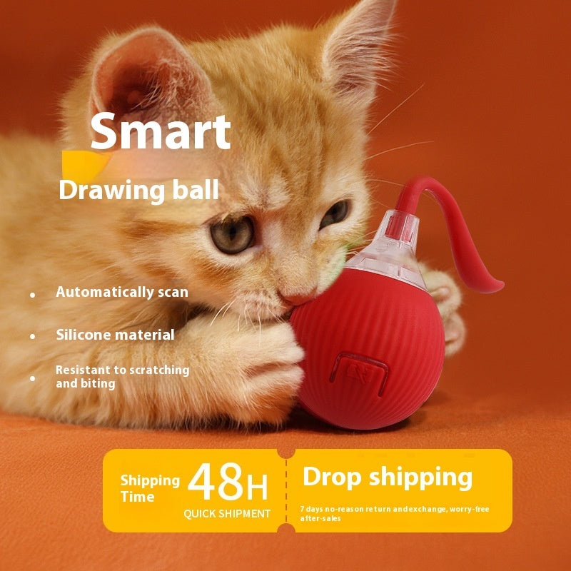 Smart Interactive Super Drive Cat Rolling Ball