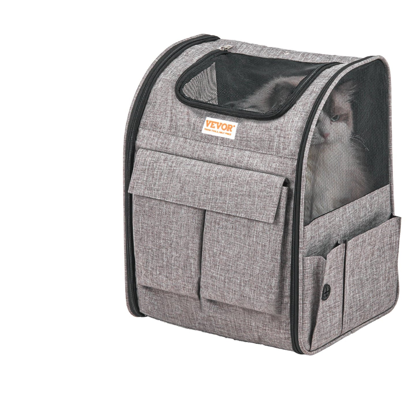 Rolling Pet Carrier with Removable Wheels for Cats & Dogs