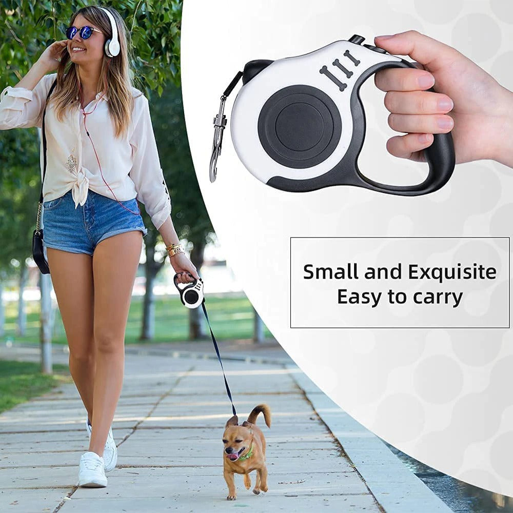 Durable Dog Retractable Leash for Cats & Dogs