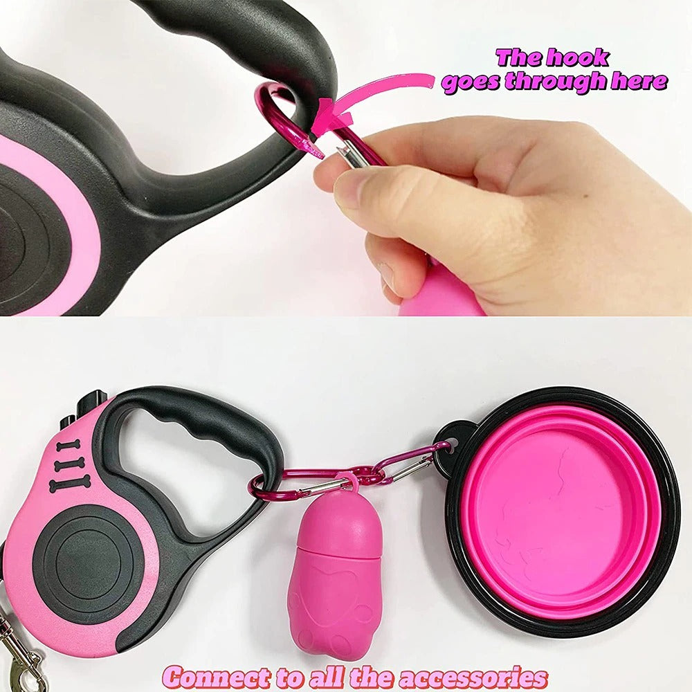 Durable Dog Retractable Leash for Cats & Dogs