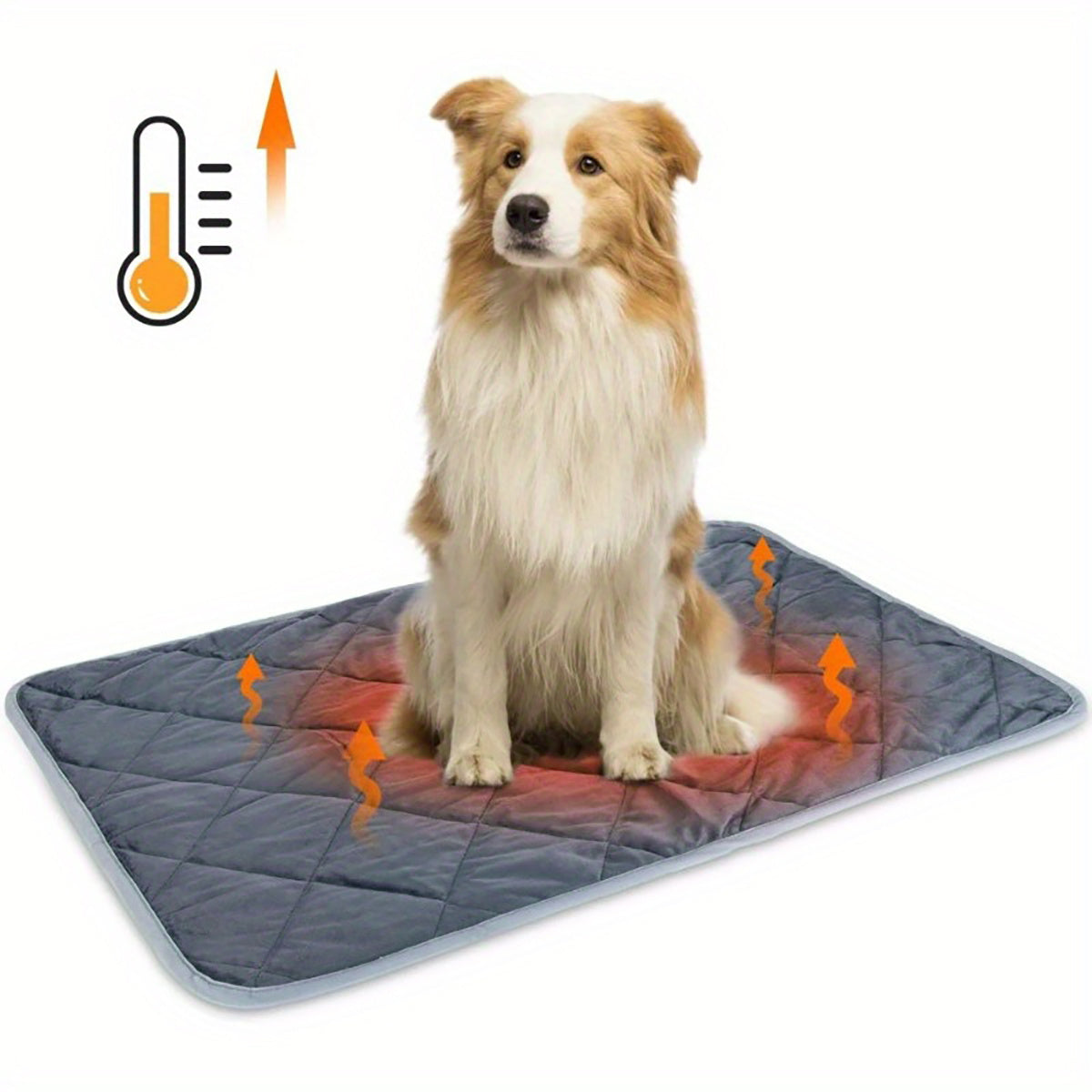 Non-Slip Warm Thermal Self-Heating Mat for Cats & Dogs (Easy Cleaning)
