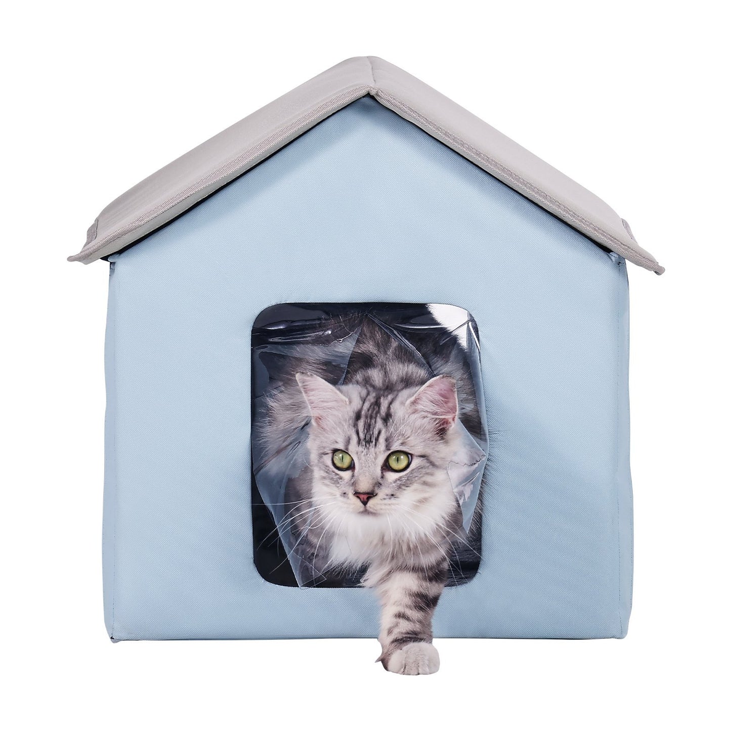 VEVOR Foldable Shelter with Heated Pads for Cats