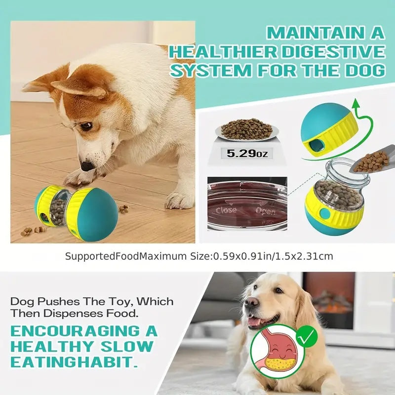 Food & Treat Dispenser Toy for Dogs (Interactive IQ Stimulator)