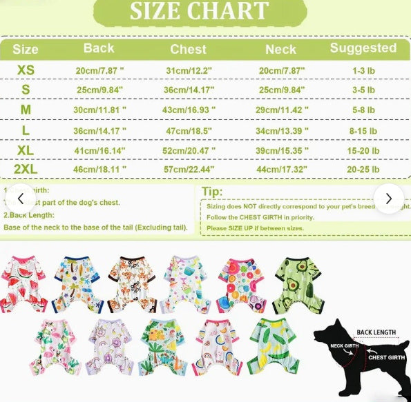 Cutesy Mermaid Pajamas for Dogs Suitable for Boys & Girls