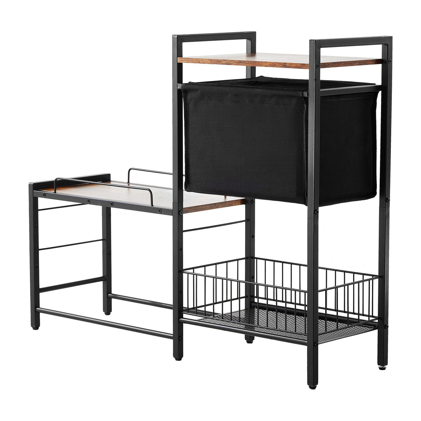 Elevated Feeding Station With Storage Organizer for Dogs