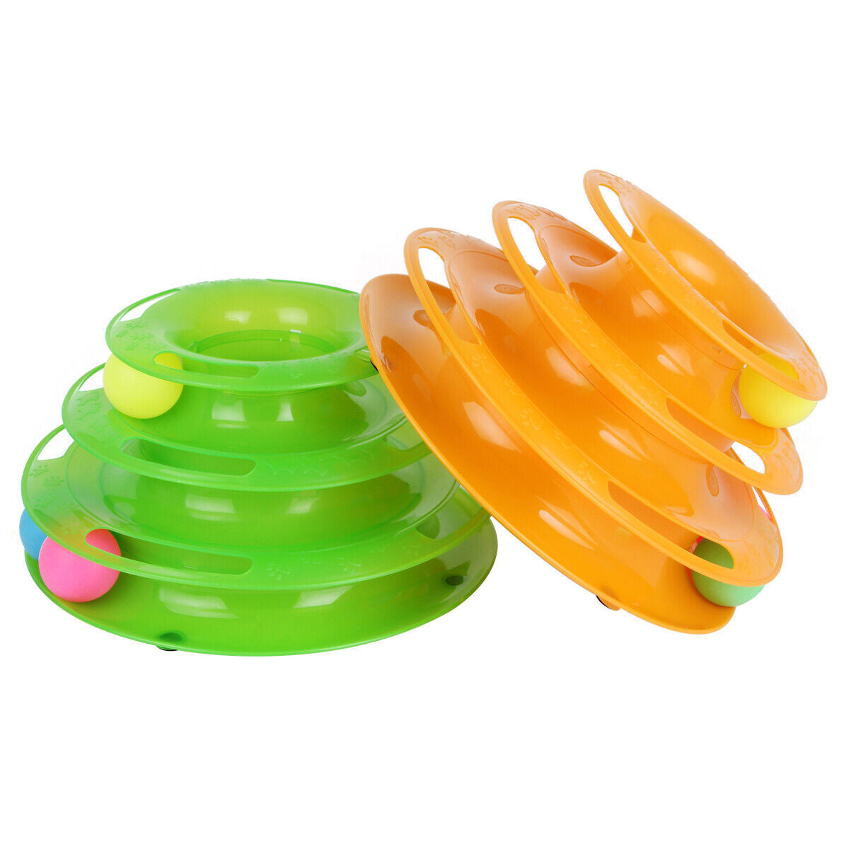 Crazy Ball Disk Interactive Amusement Toy for Cats