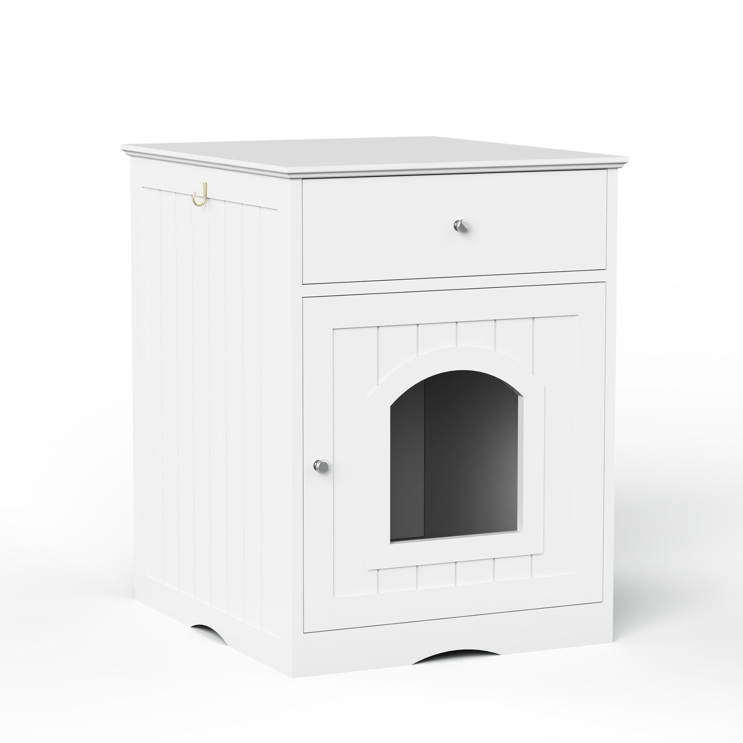 Modern Wooden Cat House Litter Box Furniture