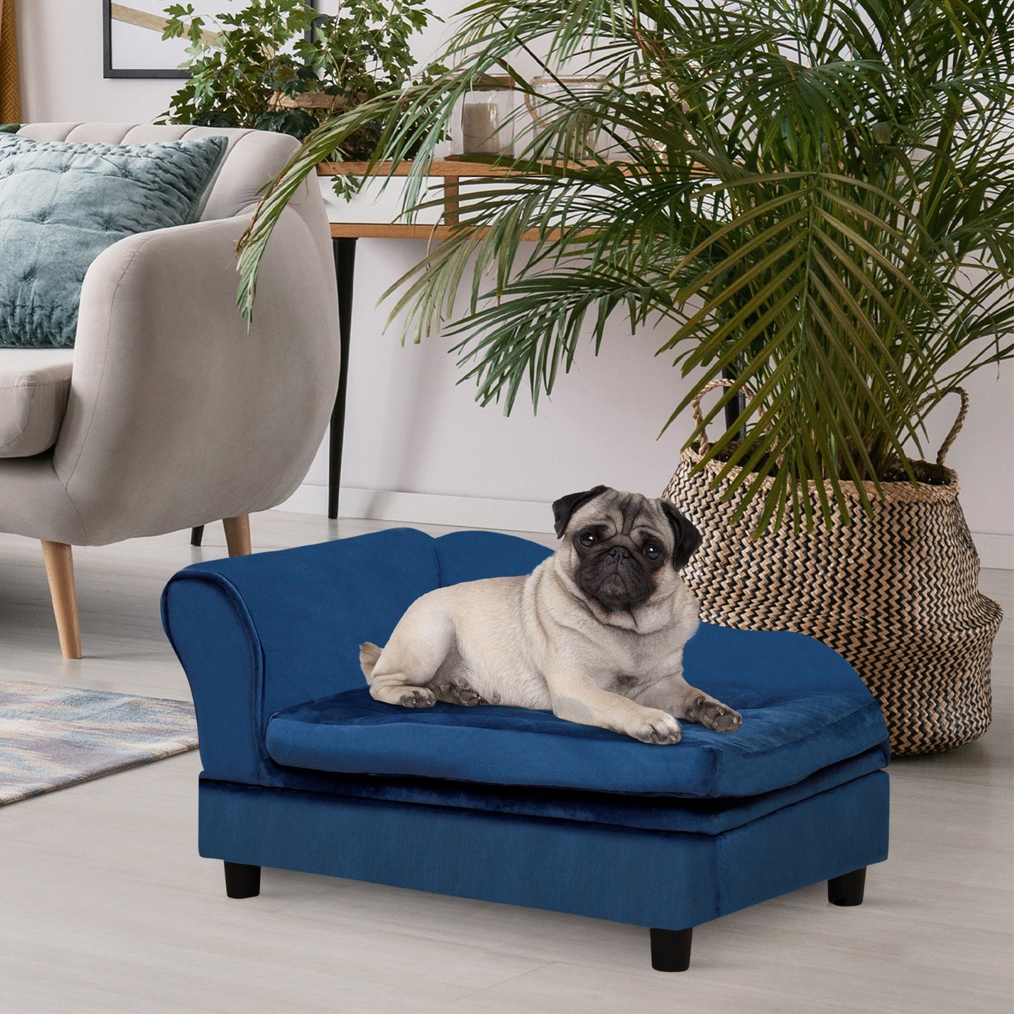 Paw Hut Luxury Sofa Bed with Hidden Storage for Dogs