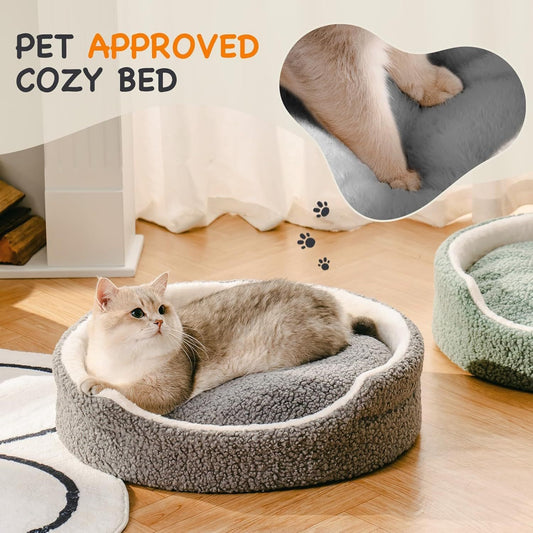 Mewoo Washable Orthopedic Pet Bed for Cats & Small Dogs