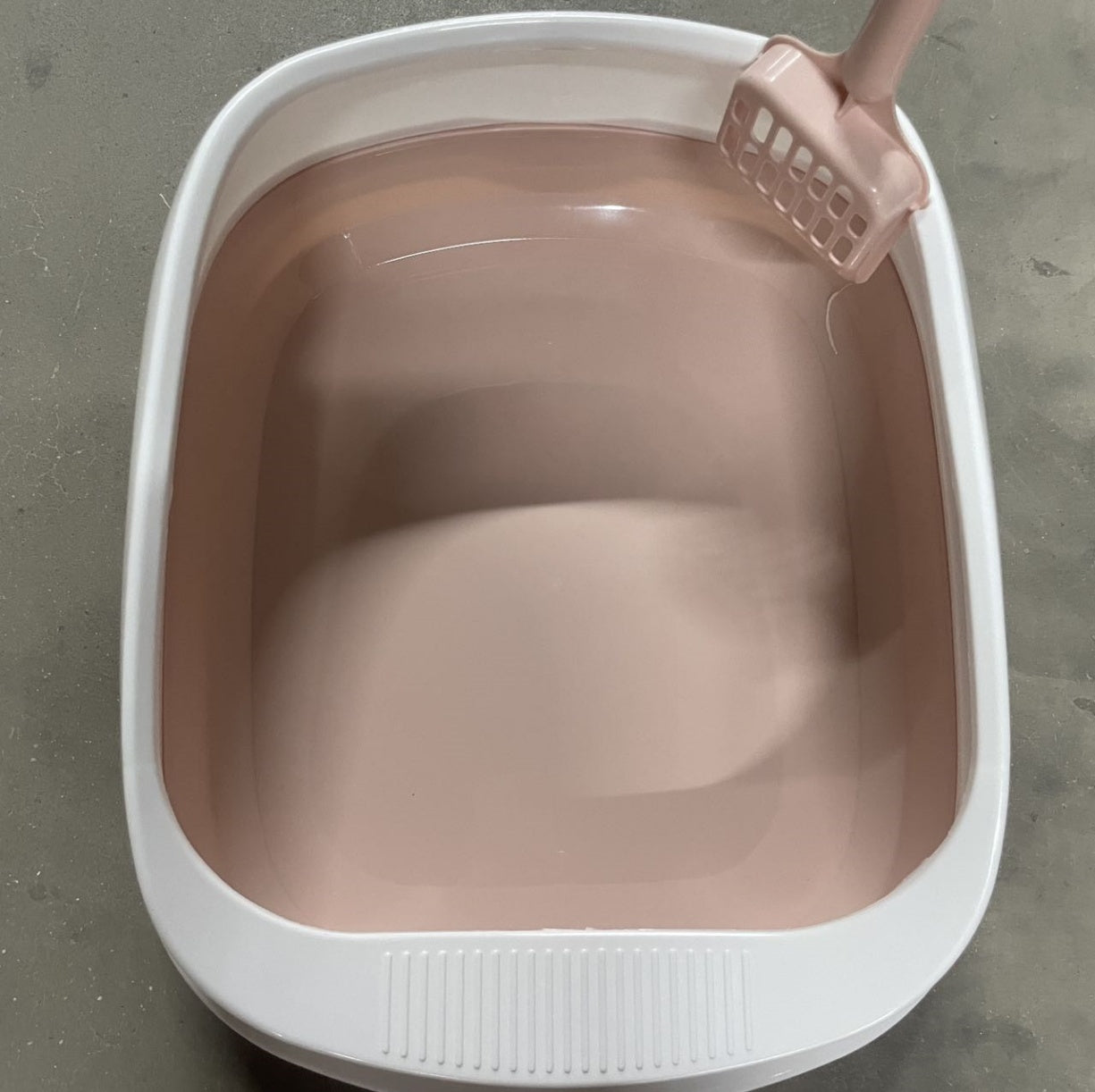 Pastel Pink Cat Litter Box Scooper Included (Easy Cleaning)