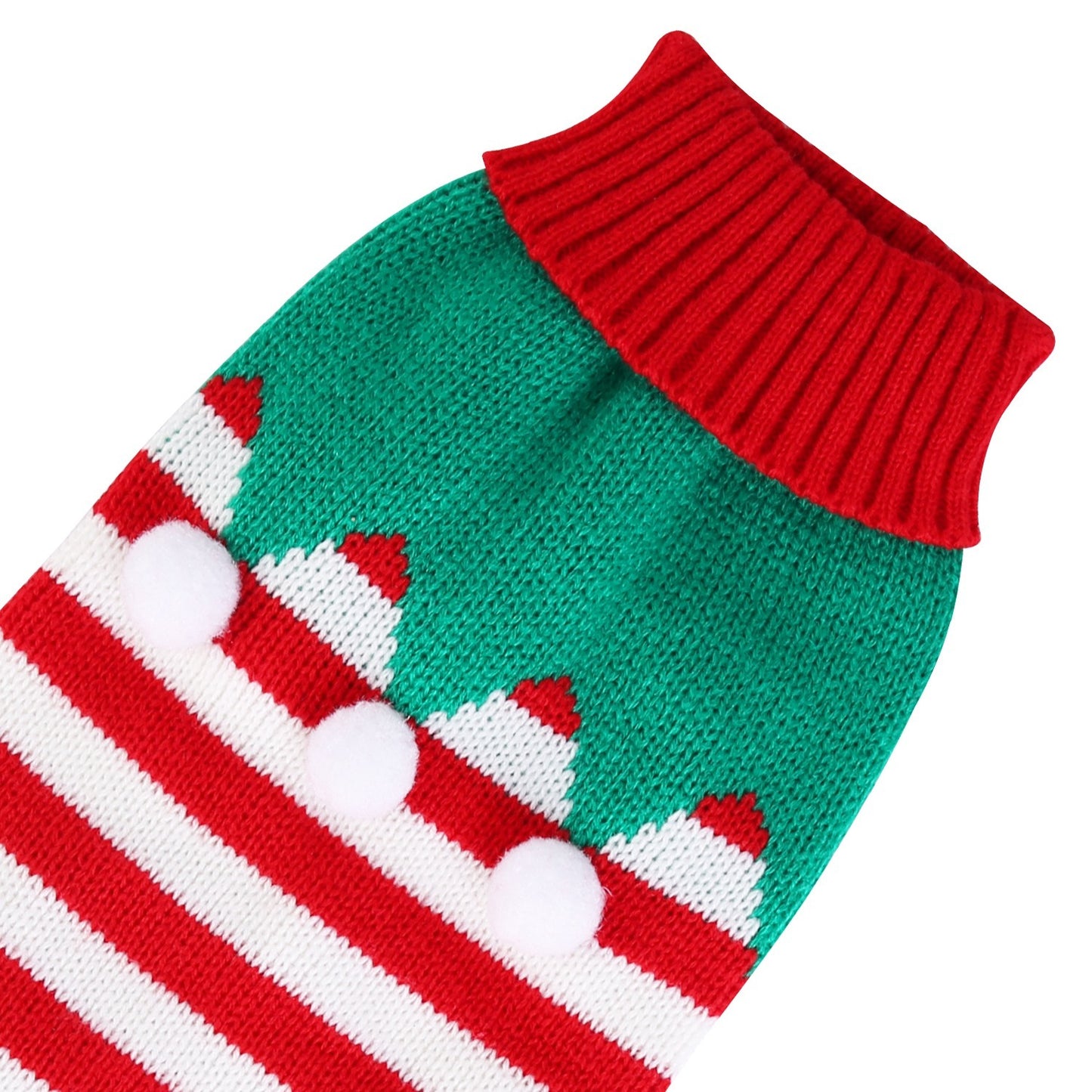 Festive Christmas Turtleneck Sweater for Dogs & Cats