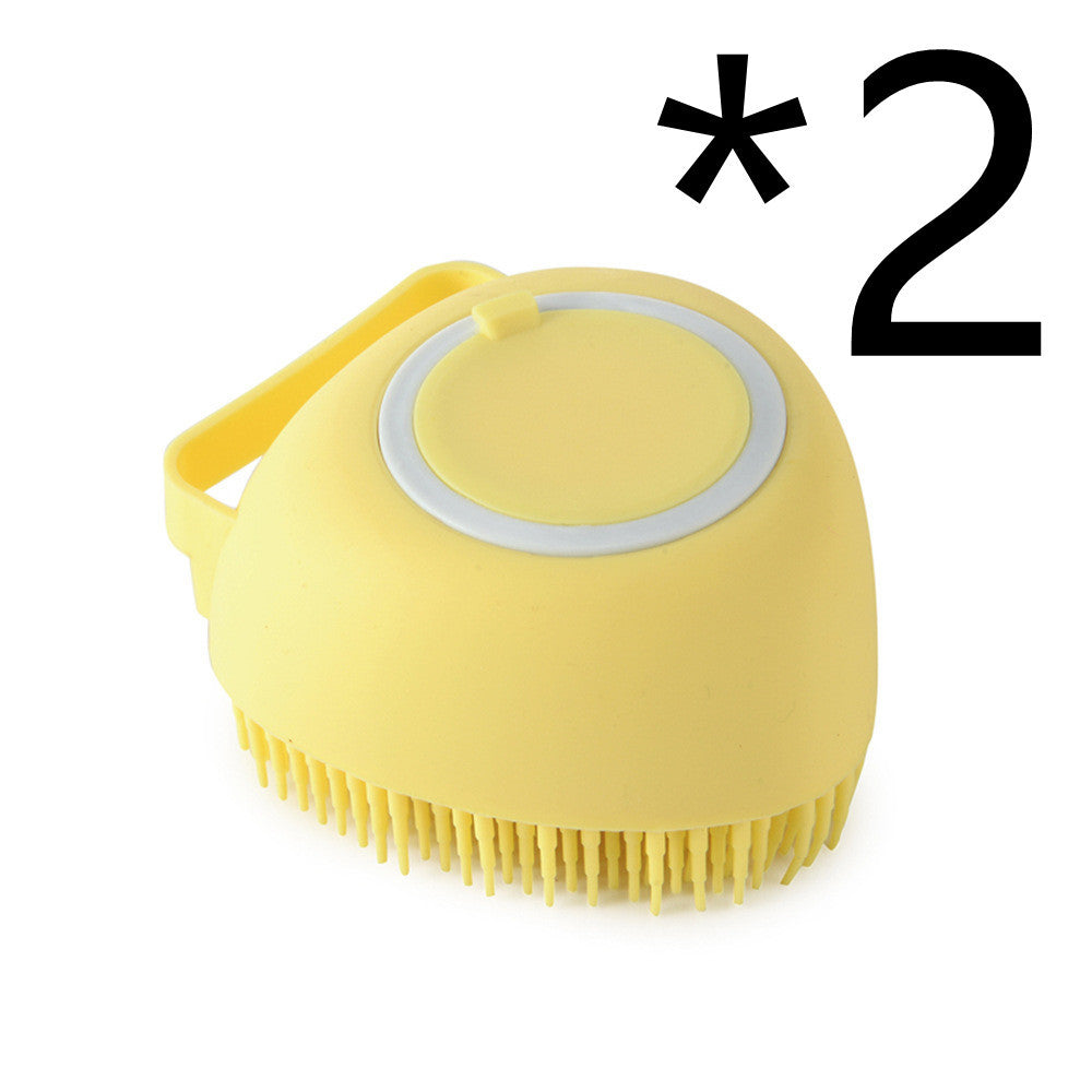 Silicone Soap Dispenser Cleaning Brush for Cats & Dogs