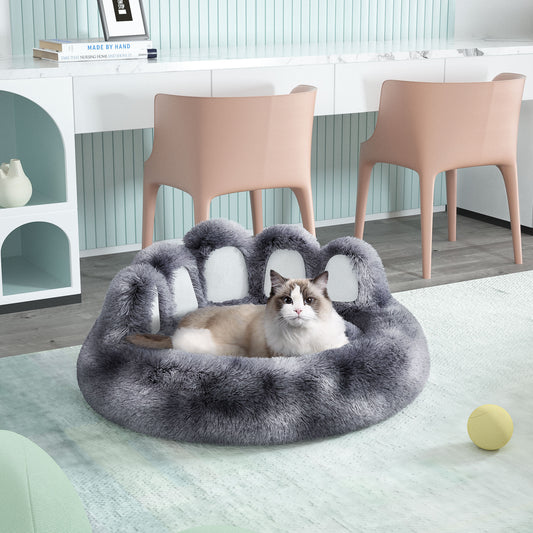 Comfy Paw Shaped Bed for Cats & Dogs