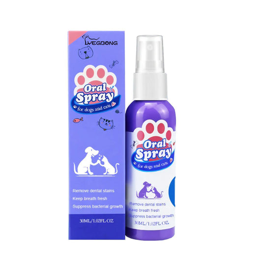 Yegbong Oral Cleaning Breath Deodorizer for Cats & Dogs