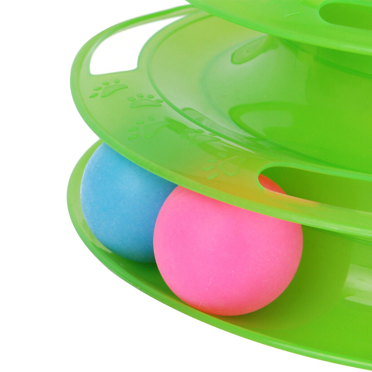 Crazy Ball Disk Interactive Amusement Toy for Cats
