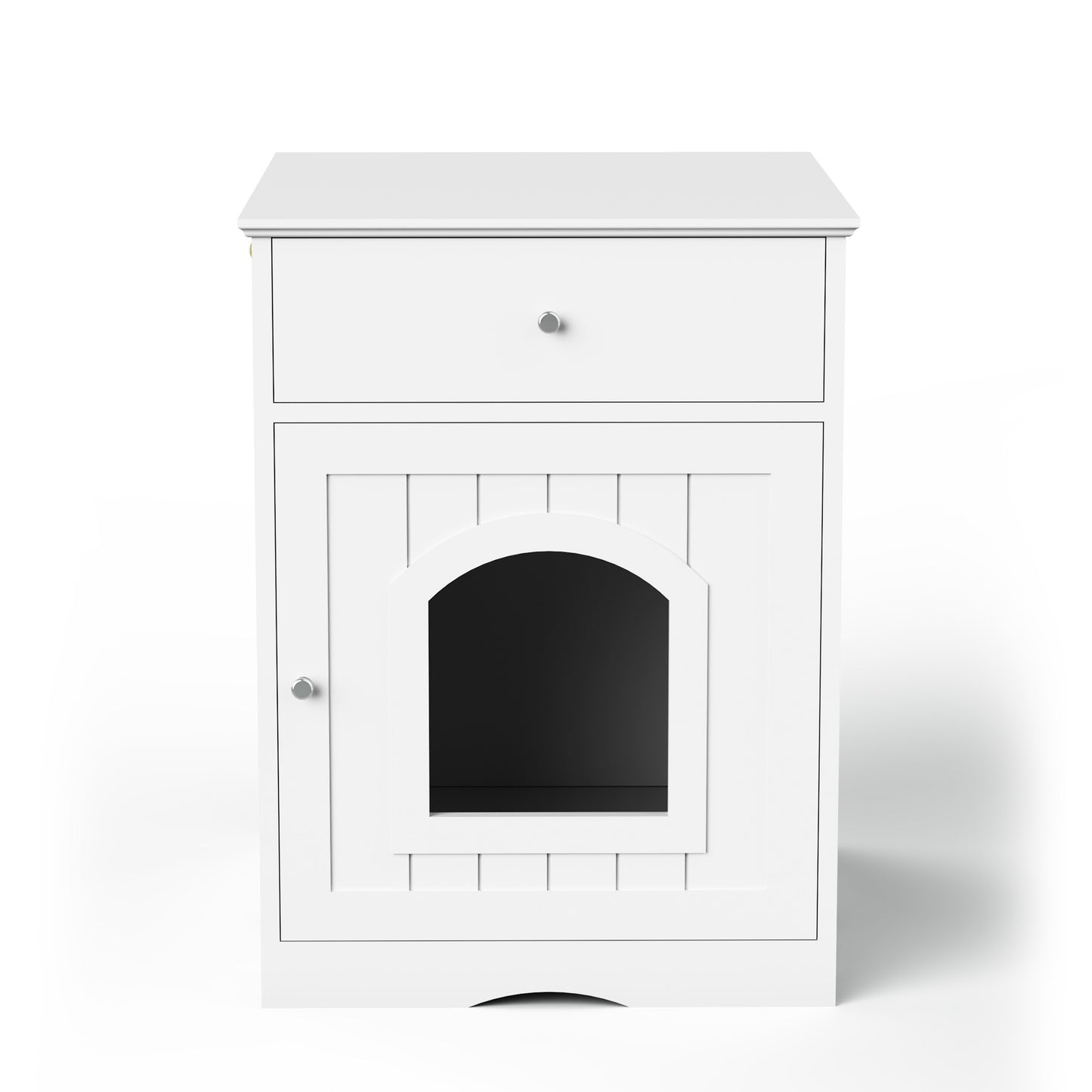 Modern Wooden Cat House Litter Box Furniture