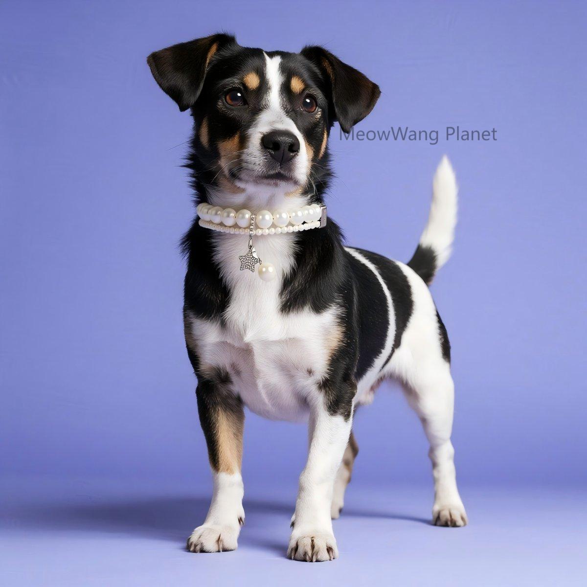 Elegant Adjustable Pearl Collar for Cats & Dogs