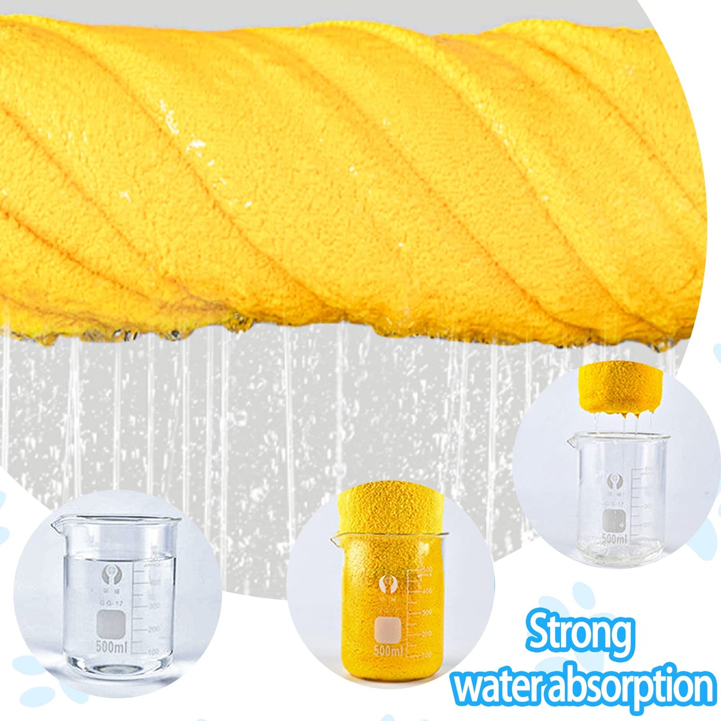 Quick-drying, Super Absorbent Bath Towels for Cats & Dogs (Soft Fiber)