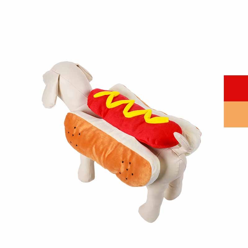 Funny Halloween Hotdog Costume for Cats & Dogs