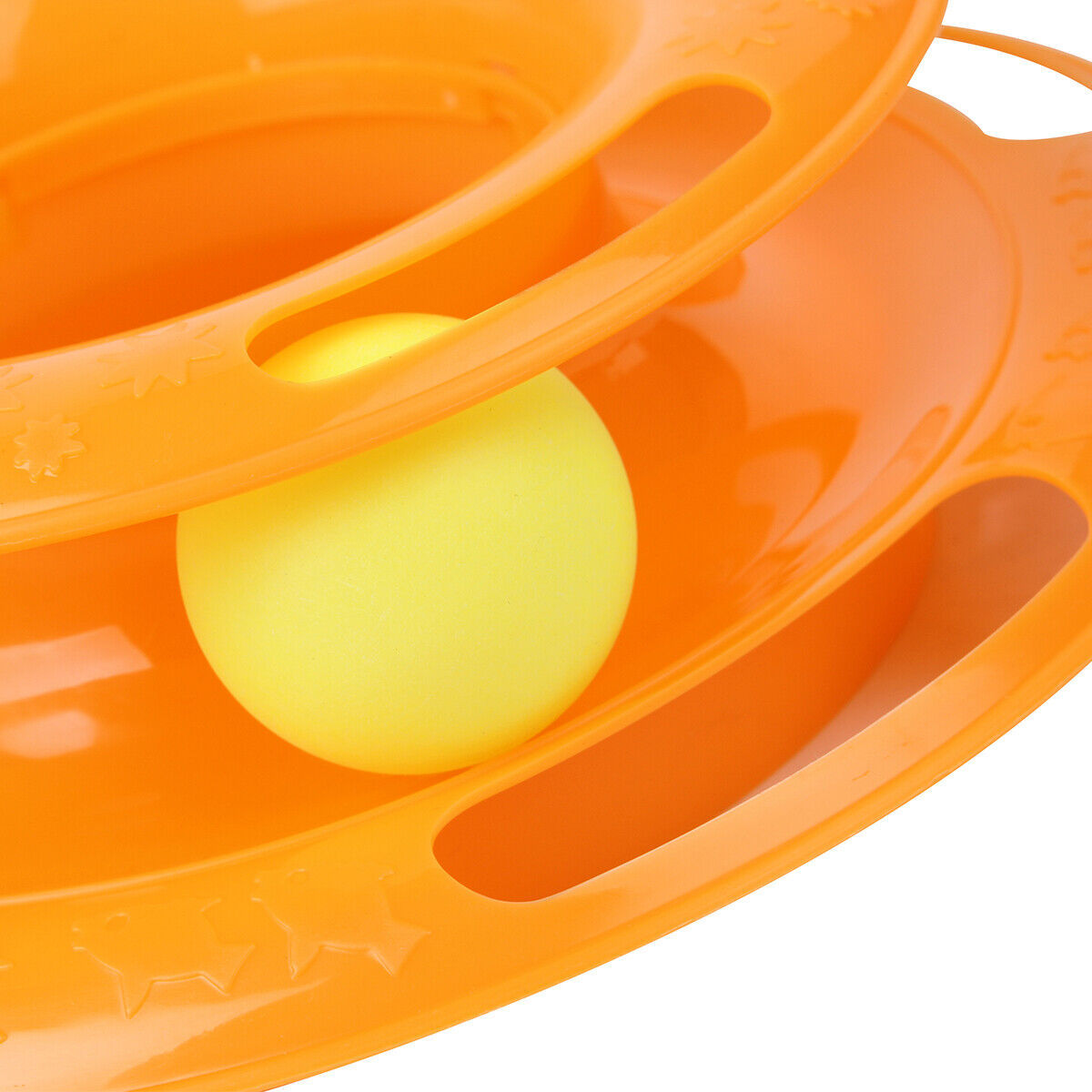 Crazy Ball Disk Interactive Amusement Toy for Cats