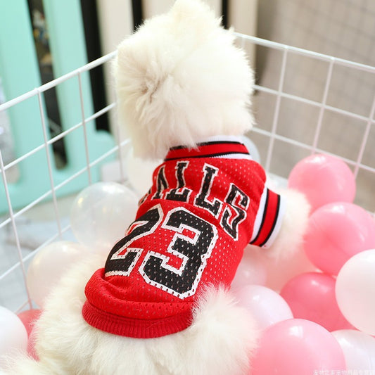 Eye-catching Sporty Jersey Vest Universal for Cats and Dogs
