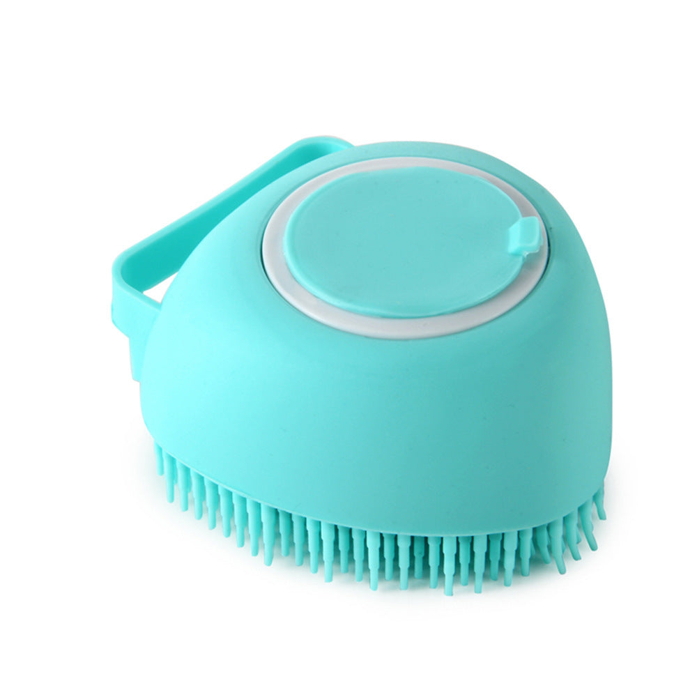 Silicone Soap Dispenser Cleaning Brush for Cats & Dogs