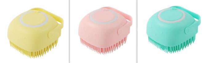 Silicone Soap Dispenser Cleaning Brush for Cats & Dogs