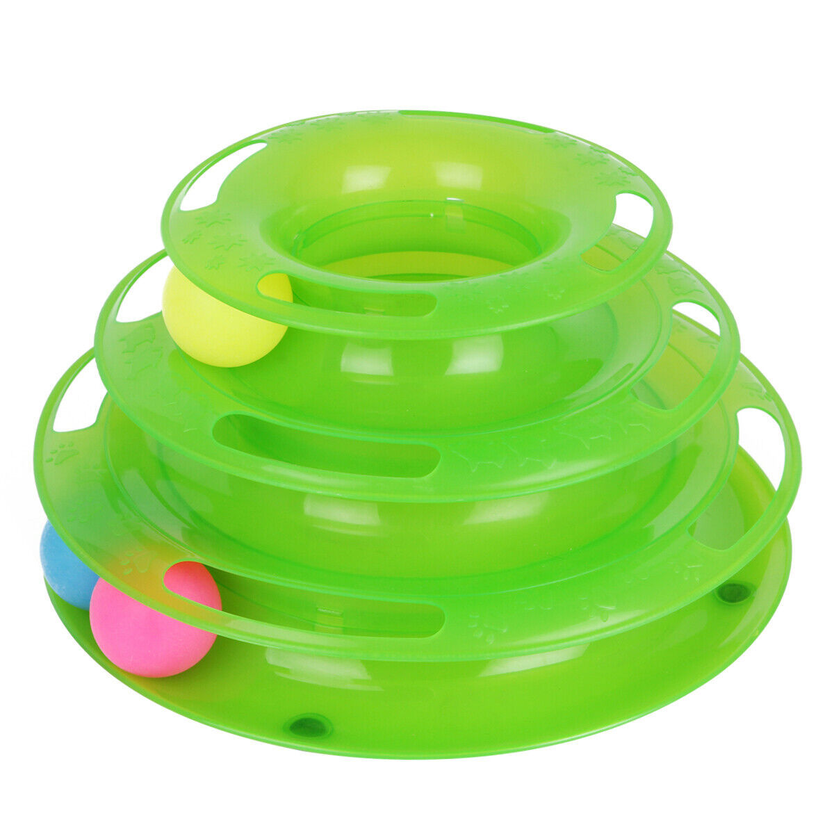 Crazy Ball Disk Interactive Amusement Toy for Cats