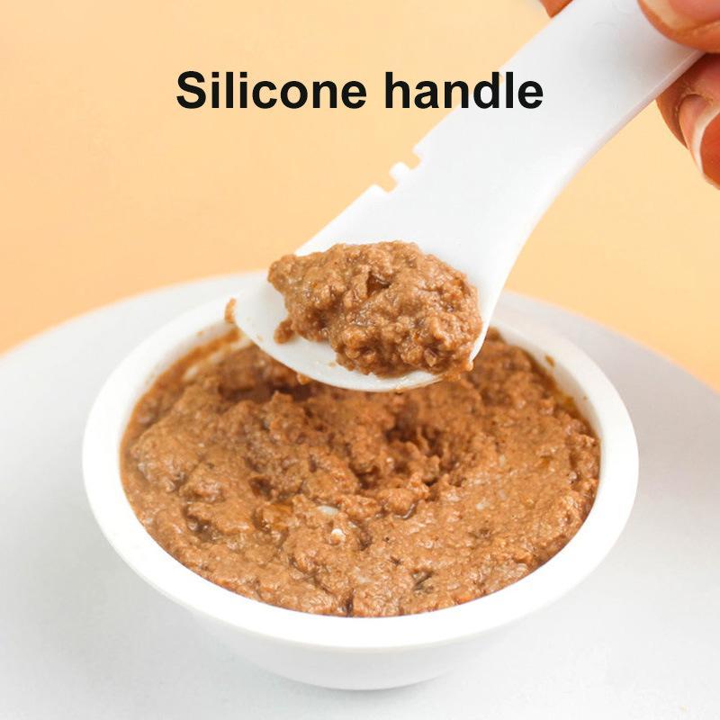 Short-scoop Can or Jar Opener + Scooper for Pet Food