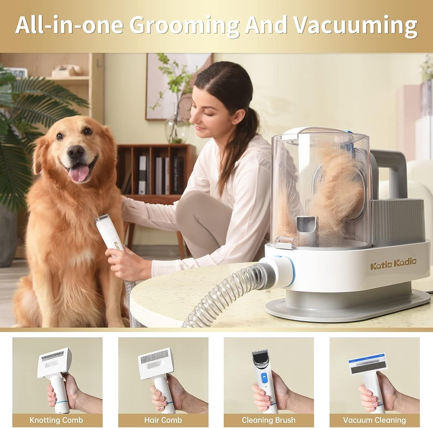 Katia Kadia Professional 5-in-1 Grooming Kit  (Must Have)