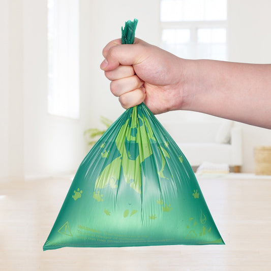 270 Lavender Scented Biodegradable Waste Bags + Refillable Bag Dispenser for Dog Waste