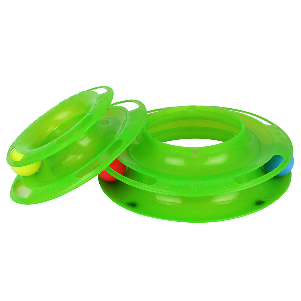 Crazy Ball Disk Interactive Amusement Toy for Cats