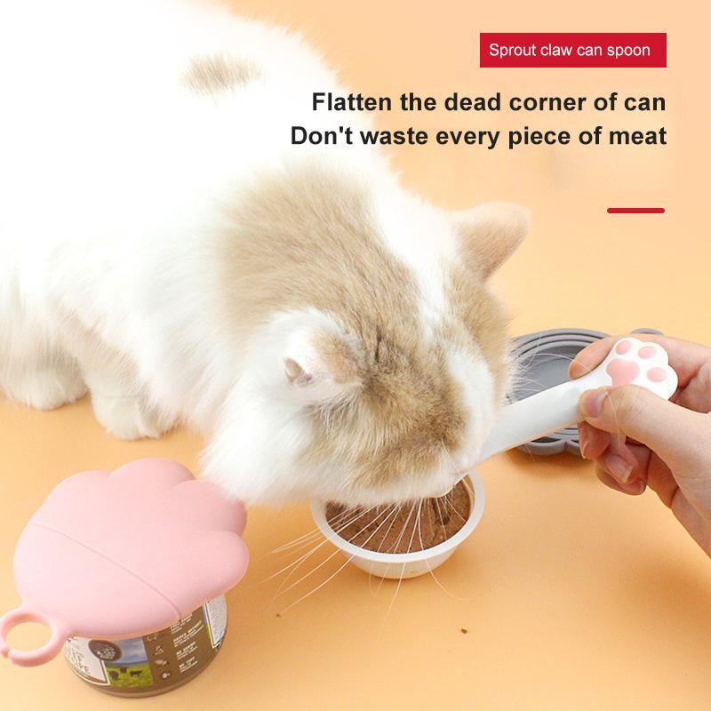 Short-scoop Can or Jar Opener + Scooper for Pet Food