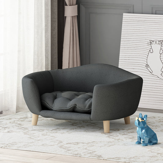 Classic Chic Sofa Bed with Luxurious Tufted Cushions for Cats & Dogs
