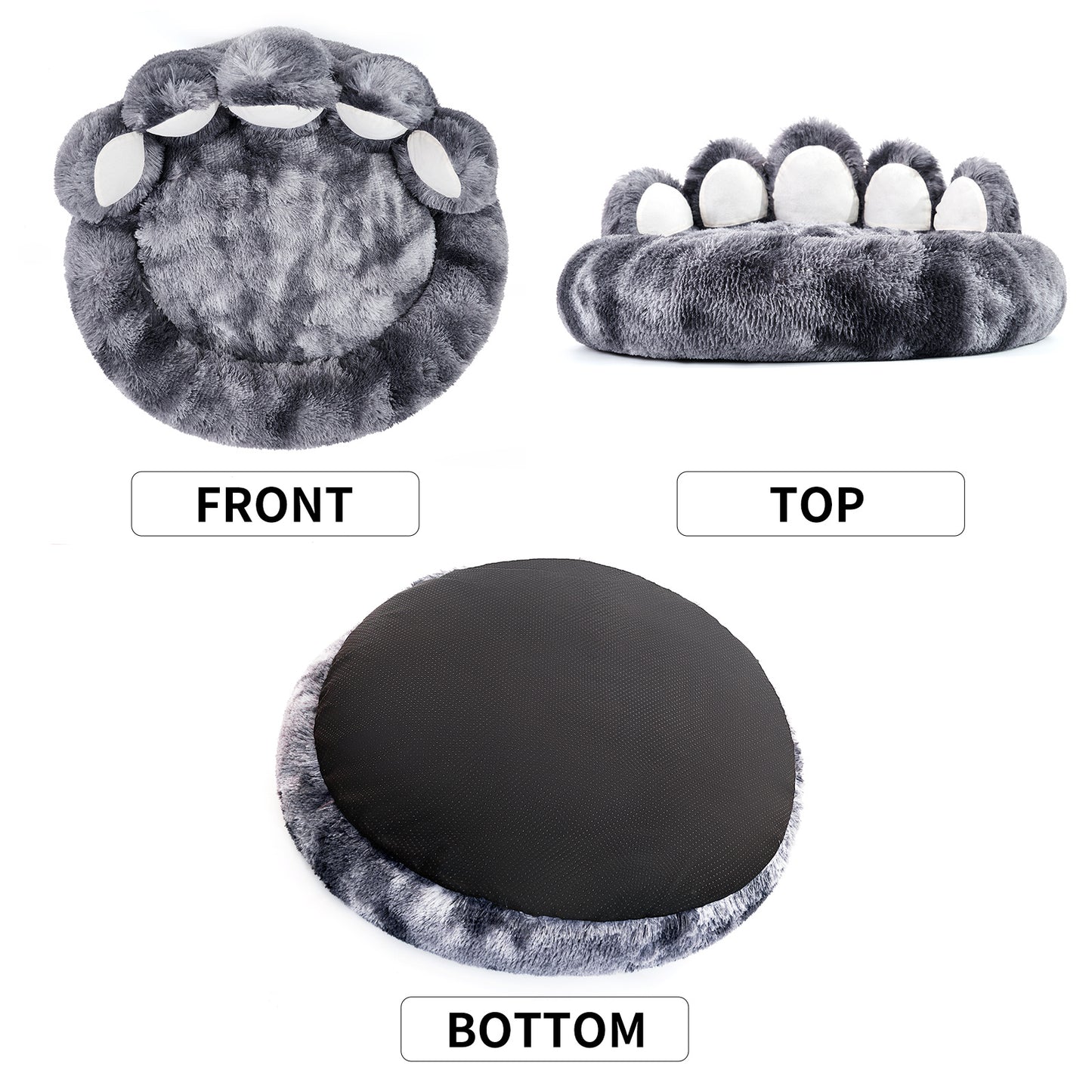 Comfy Paw Shaped Bed for Cats & Dogs