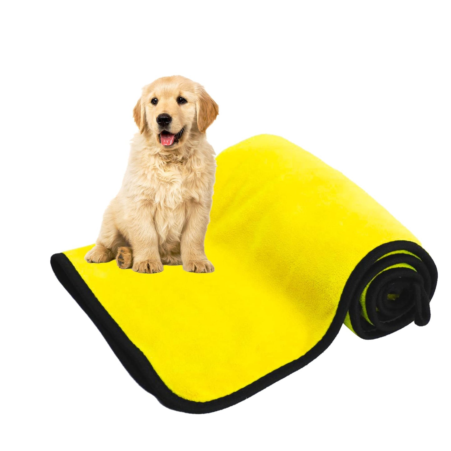 Quick-drying, Super Absorbent Bath Towels for Cats & Dogs (Soft Fiber)