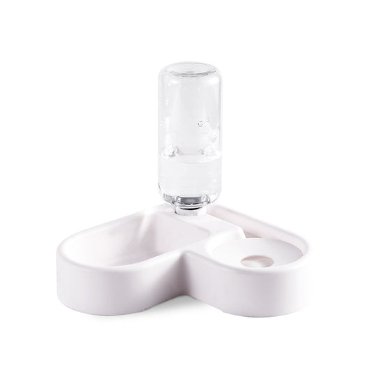 2in1 Water Dispenser + Food Bowl for Cats & Dogs