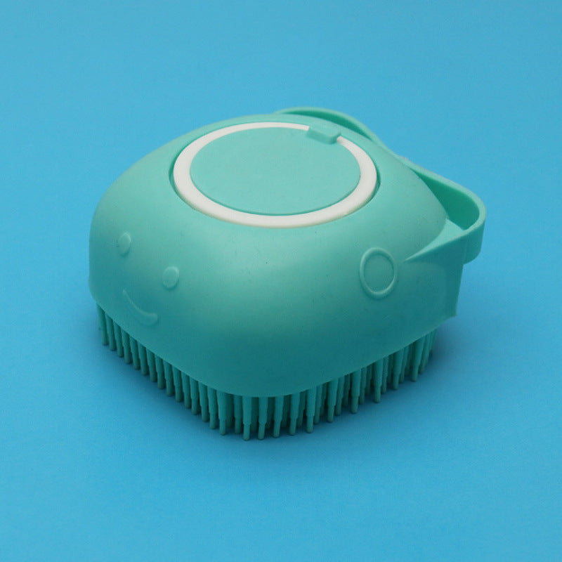 Silicone Soap Dispenser Cleaning Brush for Cats & Dogs