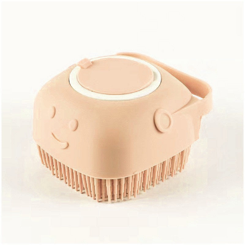 Silicone Soap Dispenser Cleaning Brush for Cats & Dogs