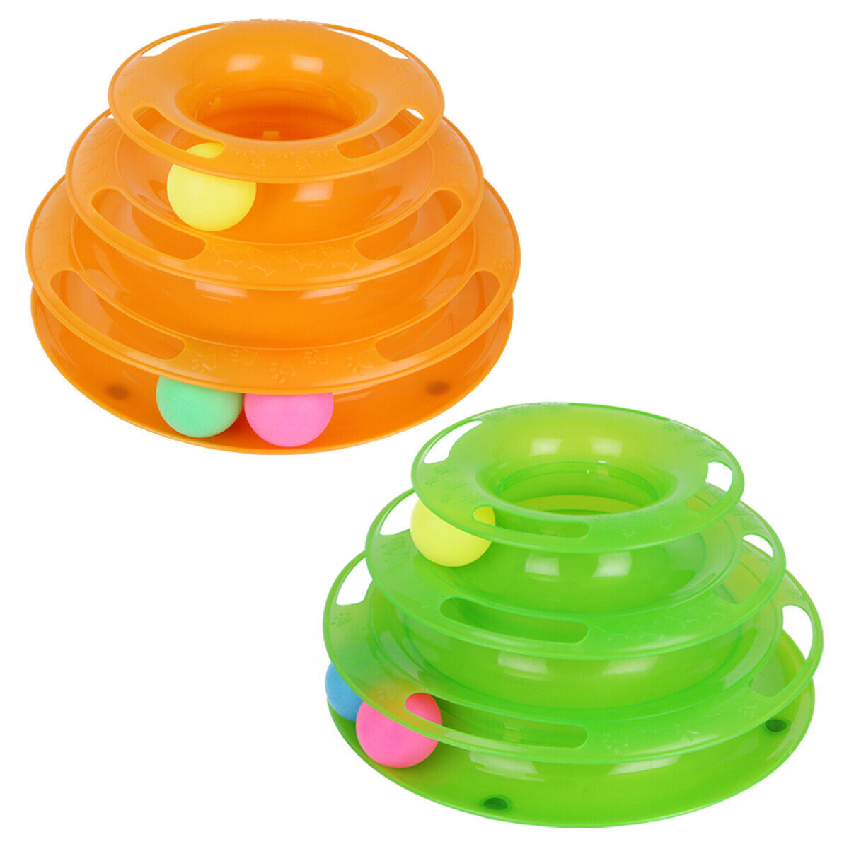 Crazy Ball Disk Interactive Amusement Toy for Cats
