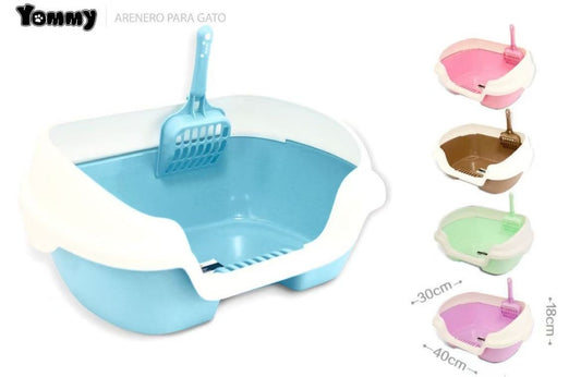Ocean Blue Semi-enclosed Vertical Cat Litter Box