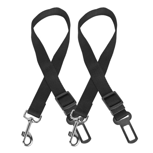 2Pcs Pet Safety Adjustable Seat Belt for Vehicle